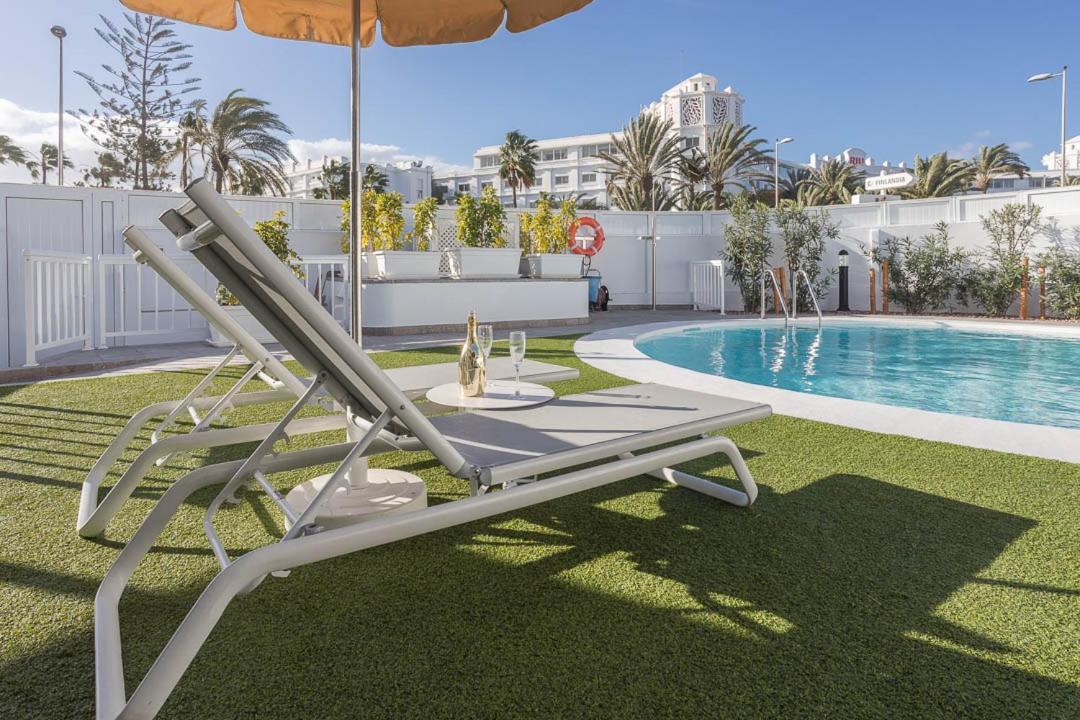 Lightbooking Alemania Piscina Privada Playa Del Ingles Kültér fotó